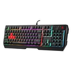 Clavier A4 Tech A4TKLA47114 Noir RGB QWERTY